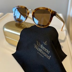Vivienne Westwood Eyewear - classic tortoise shell sunglasses.